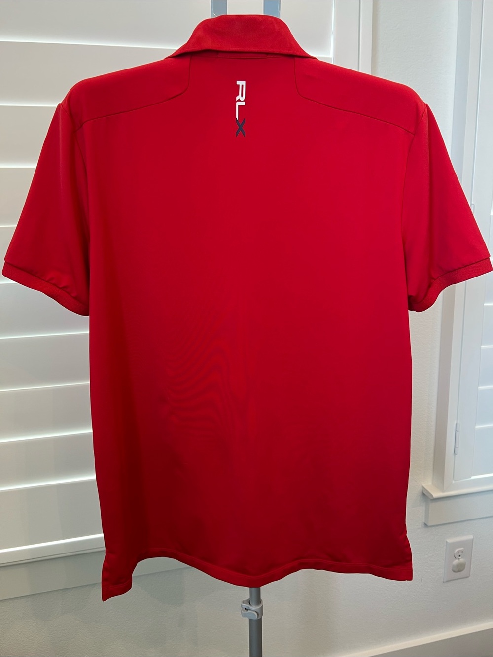 Ralph Lauren RLX Red Polo with Blue Trim - Picture 2 of 11